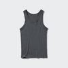 Uniqlo Японский сухой воротник ребристый топ-топ