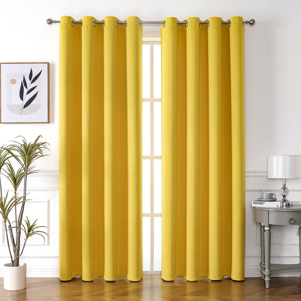 Shaoxing Curtains Full Blackout High-Density Matte Cloth Blackout Curtains Sun Protection And Heat Insulation