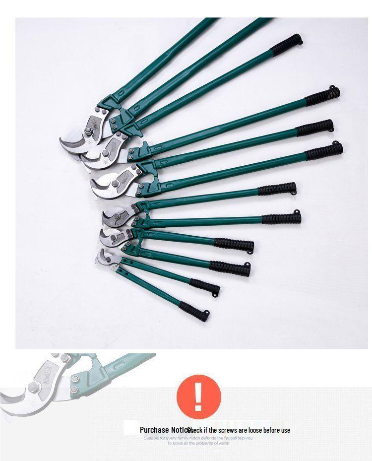 Кабельные кусачки с большой головкой: Ножницы для медной проволоки, ручной инструмент для зачистки проводов, кусачки, инструмент для работы с медными трубами.