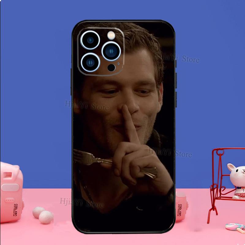 Клаус Майклсон Дневники Вампира Чехол для Телефона Для iPhone 16 15 11 12 13 14 Pro Max Mini X XS XR Plus SE2 Funda Coque Cover