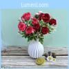 Romantic Rose Wedding Bouquet Artificial Flowers For Bridal Decor And Event Table Arrangements