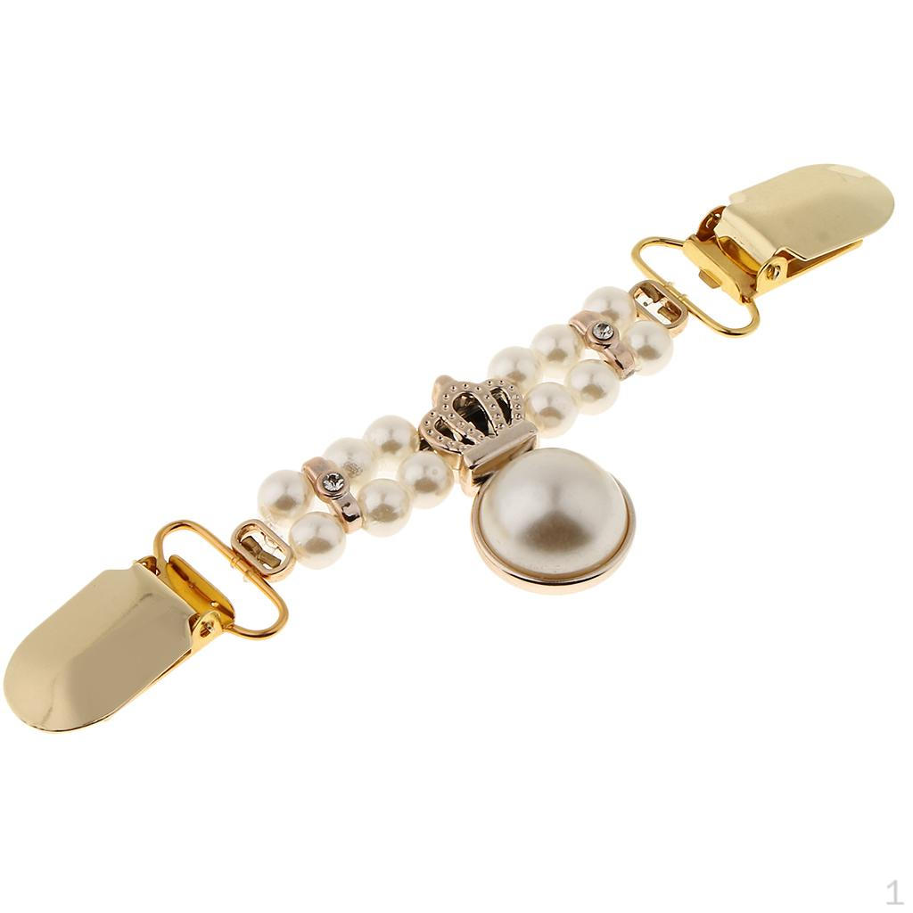 Зажим для кардигана с пряжкой для свитера и рукавами из бисера Зажимы