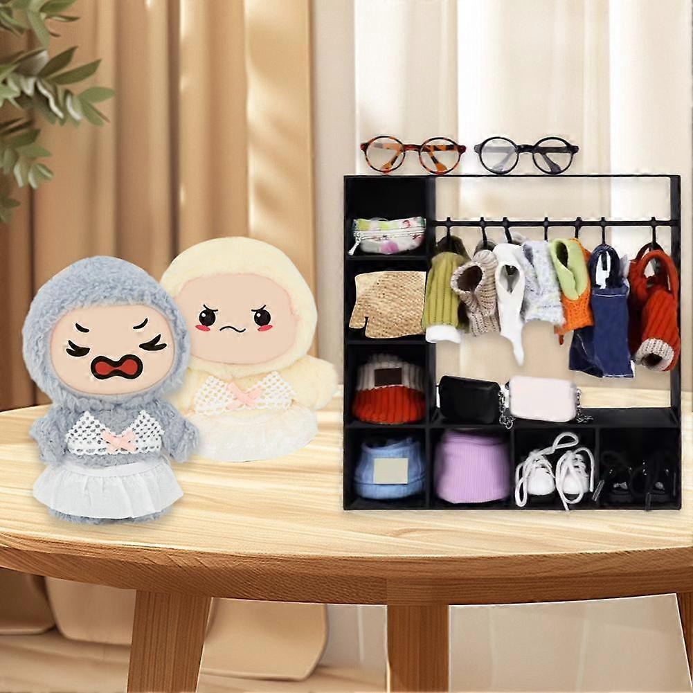 Doll Accessory Display Box, Character Clothing Storage