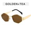 European American Style Women Sunglasses Polygon Shape New Fashion Designer Sunglasses Men Vintage Stylish Female Sunglass