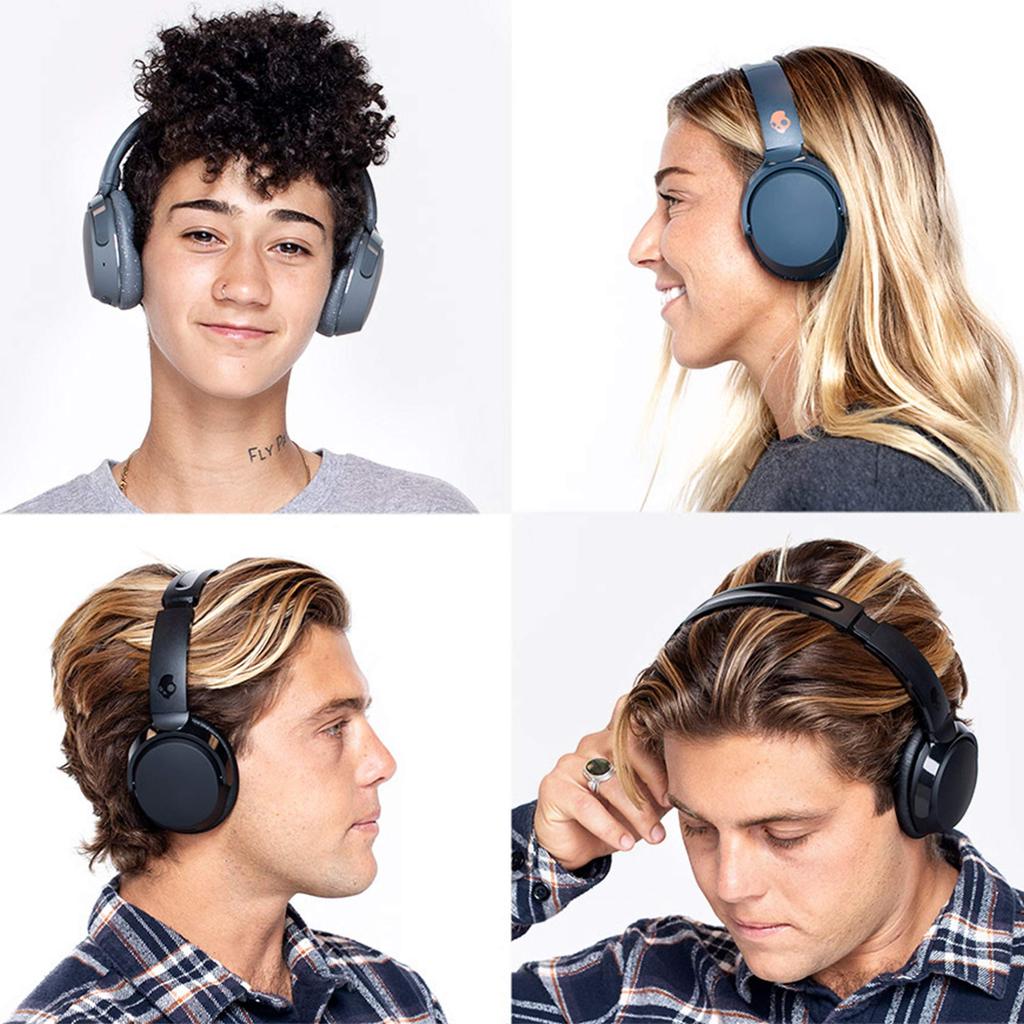Skullcandy RIFF Wireless Серый Miami S5PXW-L672 Bluetooth-наушники с пультом и микрофоном
