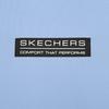Skechers Godri Дышащая Удобная Приталенная Футболка с Коротким Рукавом Мужские Топы Цвет Country-Blue P225M094-048A