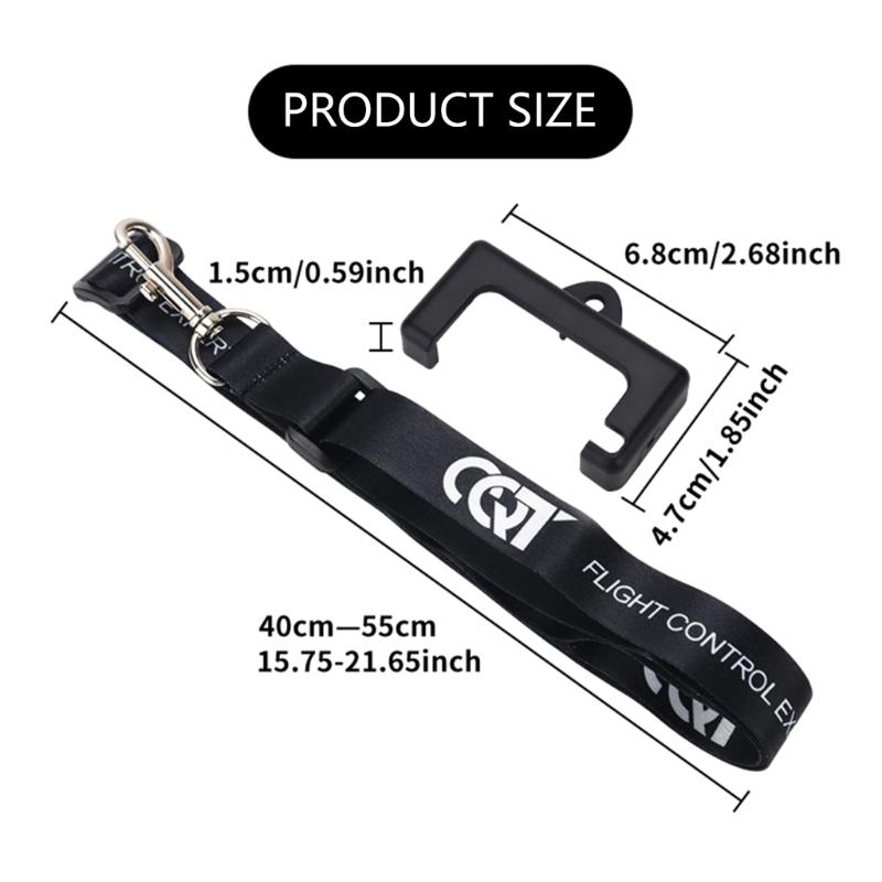 Durability Nylon Lanyard Adjustable Neck Strap For RCN3/N2/N1 AIR3S Drones With Adjustable Length Rope Hook Brackets