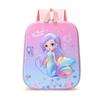Elsa Cartoon 3d Hard Shell Double Shoulder Backpack Unicorn Schoolbag Waterproof