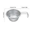 40ml Camping Sierra Cup with Handle Stainless Steel Mini Sierra Cup Camping Tea Cup for Outdoor Camping Hiking Backpacking
