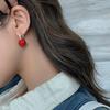 Элегантные французские красные бриллиантовые каффы 2025: Простые, уникальные дизайнерские серьги.