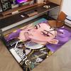 Custom KPop Demon Hunters Mat Personalized Name, Polyester Washable Indoor Entryway Rug, Gift for Christmas, Easter, Thanksgiving Day