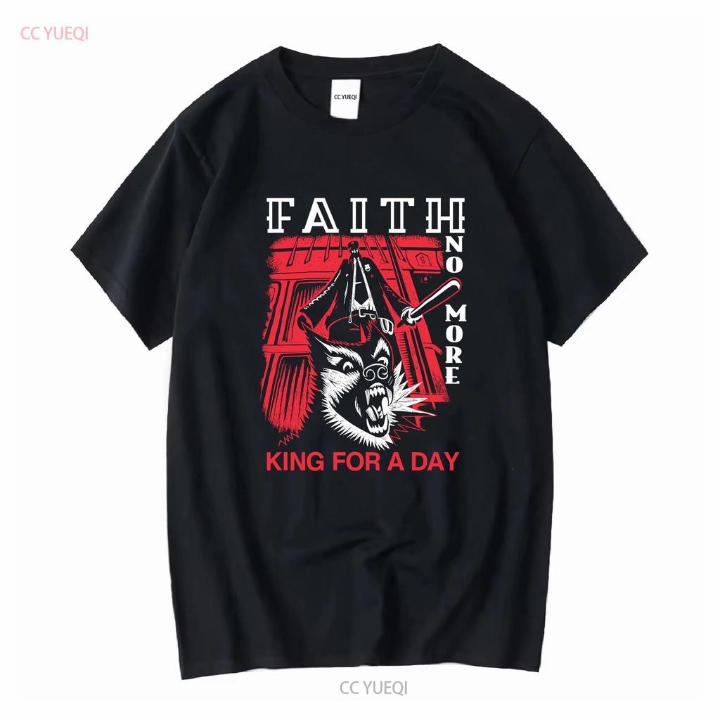 Vintage 90s Faith No More King For A Day Black T shirt Sz L vintage Washed Comfortable fashion designer clothes