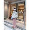 Fresh Floral Short Down Cotton Jacket, Winter New Style, Korean College Style, Thick and Warm Cotton Jacket, Outerwear