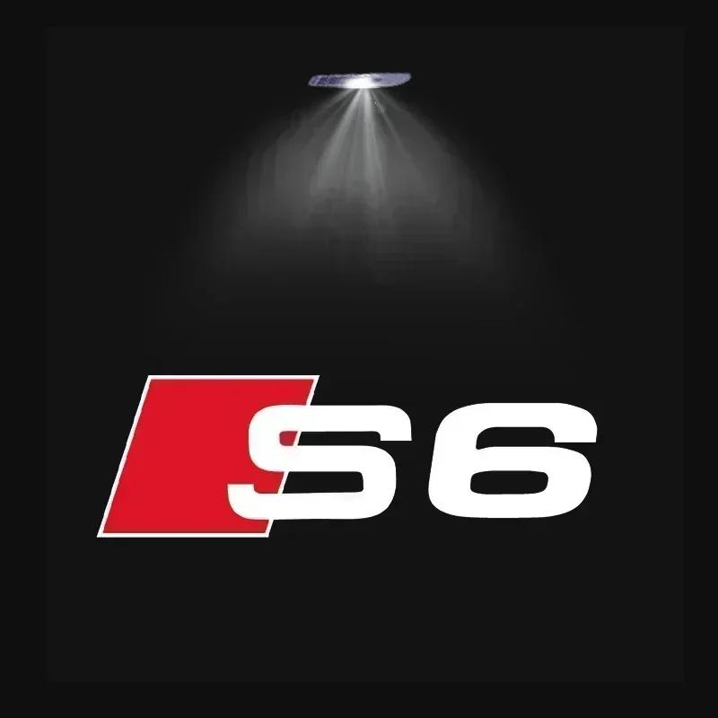 Audi HD Car Door Welcome Light Led Projector Lamp For SLINE QUTTRO S2 S3 S4 S5 S6 S7 S8 S RS A3 A4 B8 8P 8V A6 C7 A5 Q5 B7 B6 B9