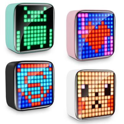 Портативный Bluetooth-динамик в стиле ретро Pixel Art, светодиодный дисплей для divoom, милый подарок, украшение для дома, мини-динамик Hi-Fi