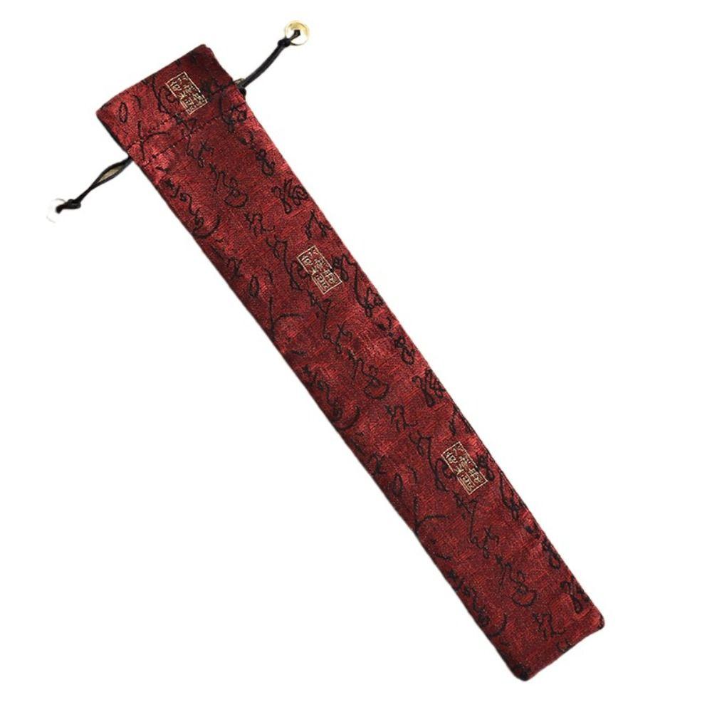 Парчовый складной веерный мешок для подарков, упаковка флейты, защитный чехол, плакаты
