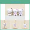 Plush Cute Leopard Print Cat Keychain Soft Toy Doll Bag Charm Kids For