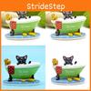Black Cat Taking A Bath In The Bathtub Resin Ornament For Photography And Gift Use