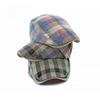 Unisex Plaid Flat Cap Ivy Cap British Retro Gatsby Cabbie Hat Spring Summer Lightweight Forward Cap Checkered Peaked Hat