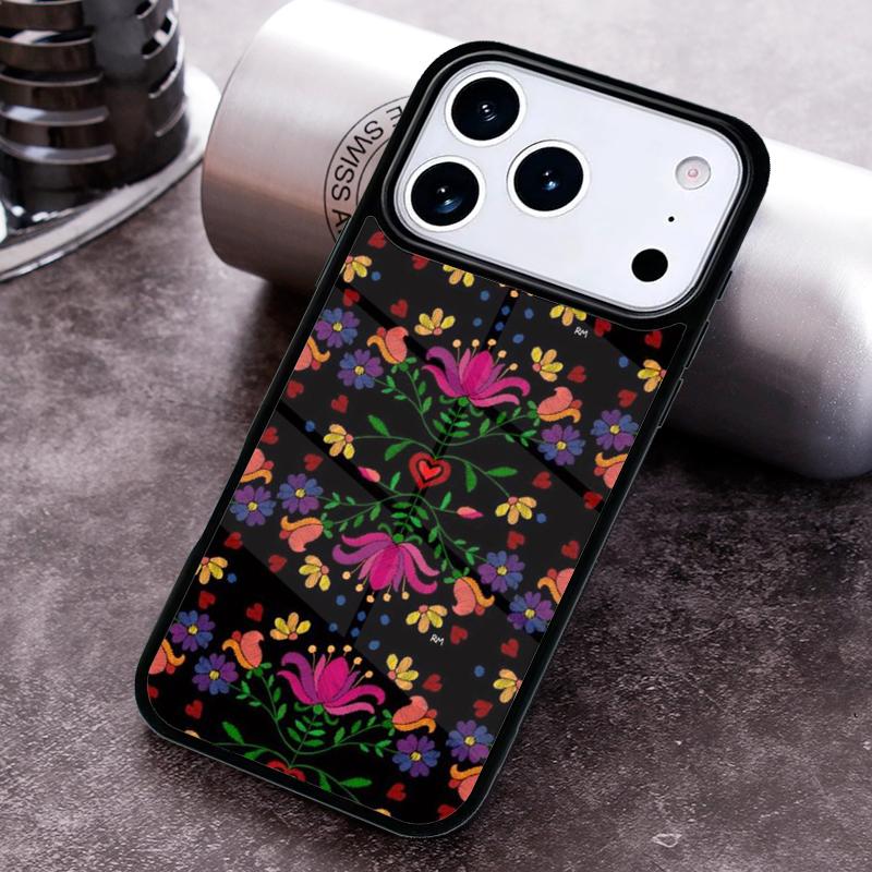 Вышивка Цветы мягкий чехол для телефона для iPhone 17 16 15 14 13 12 11 Pro Max Plus 17Air Мягкий силиконовый чехол