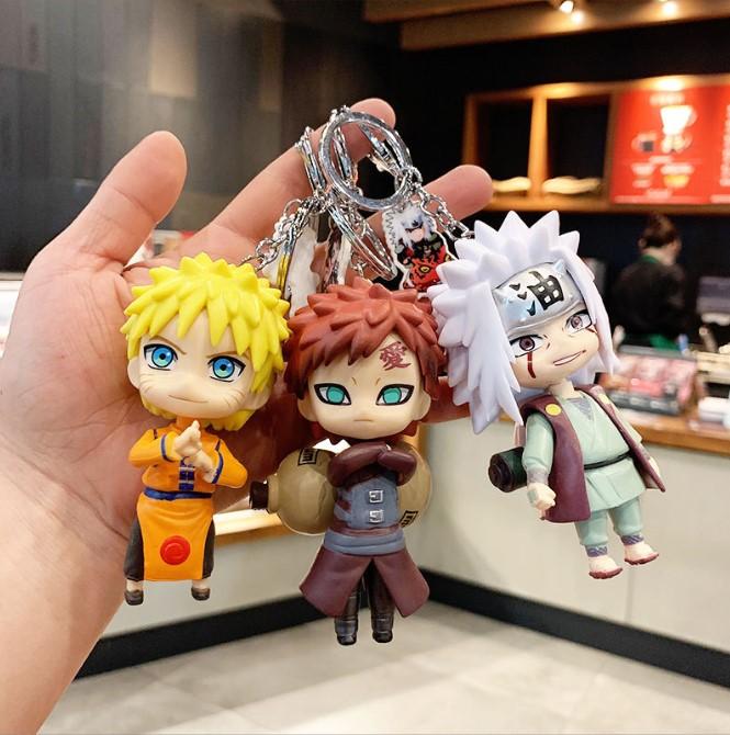 Наруто брелок Джирайя Наруто Naruto Jiraiya силиконовый брелок держатель для ключей аниме 5см