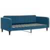VidaXL Daybed with Mattress Blue 90x200 Cm Velvet 3197038