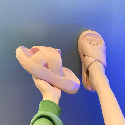 Тапочки женские на толстой подошве, сандалии с увеличением высоты, женские, корейская версия, OEM OEM-производство, тапочки из ЭВА