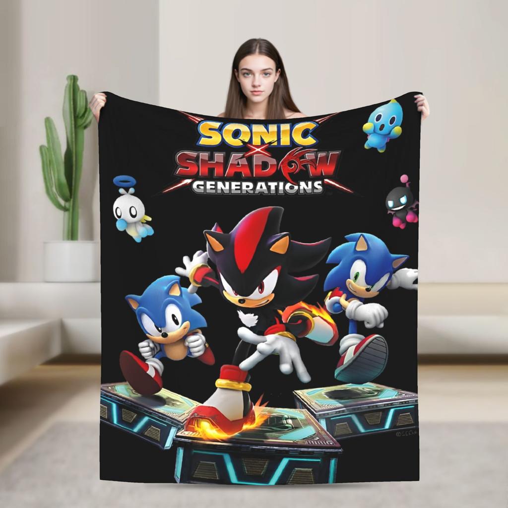 Бронированные Супер Ежик Тень Пледы Фланелевые Потрясающие Дышащие Пледы для Украшения Покрывала