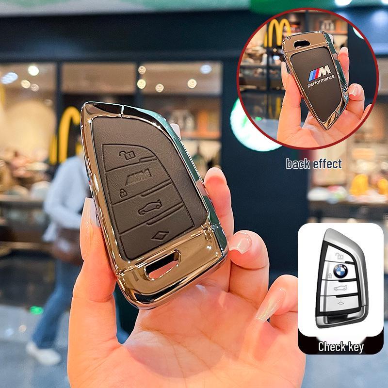 Совместимый чехол для ключа для моделей BMW X Series, 7/5/3 Series и i3