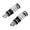 1 Pair Spring Foot Rest Motorcycle Front Footrests  Anti-Slip Foot Rest Scooter Foot Pegs for Yamaha Sukuzi Hond etc Moto Pedals