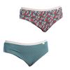 Упаковка 2 трусиков-брислип Coquettes из хлопка 1032361 для женщин