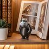 Забавная Крутая Фигурка Бегемота 3D Печатный Бегемот в Солнечных Очках Статуэтка Новинка Скульптура Животного для Дома Офиса Декора Рабочего Стола
