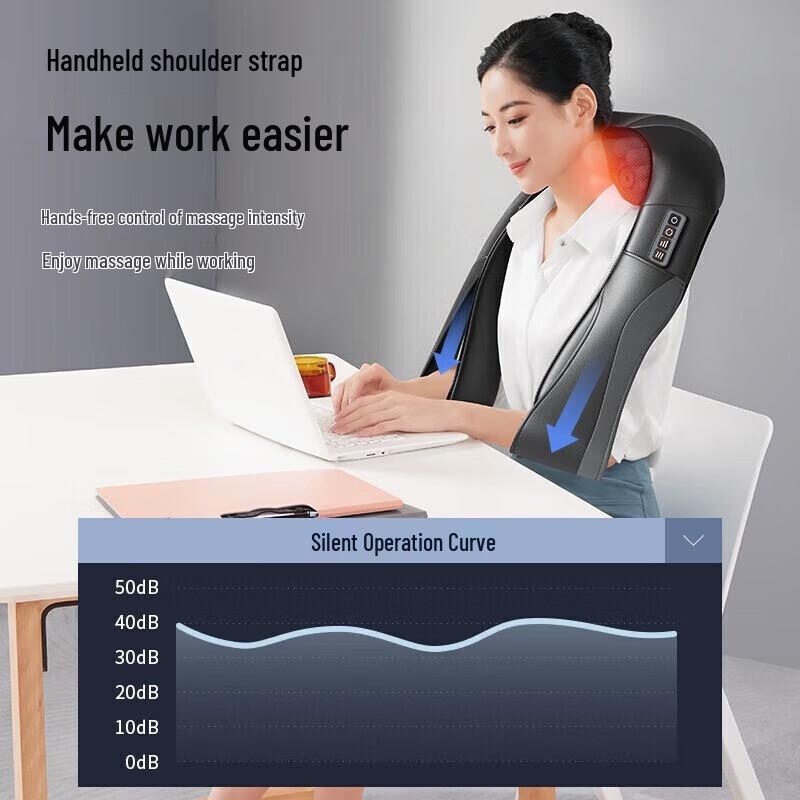 AUX 16D Multi-purpose Shoulder and Neck Massager Shawl
