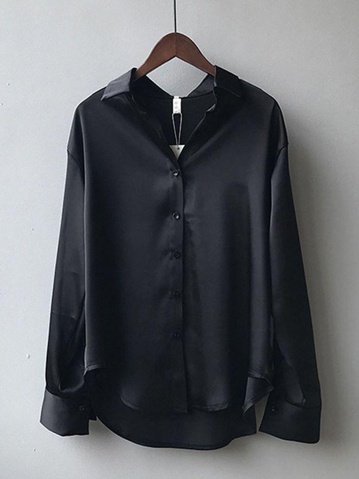 Blusas Mujer Белая рубашка Модная рубашка на пуговицах Винтажная блузка Женская белая леди с длинными рукавами Женские свободные уличные рубашки Дизайнерские топы