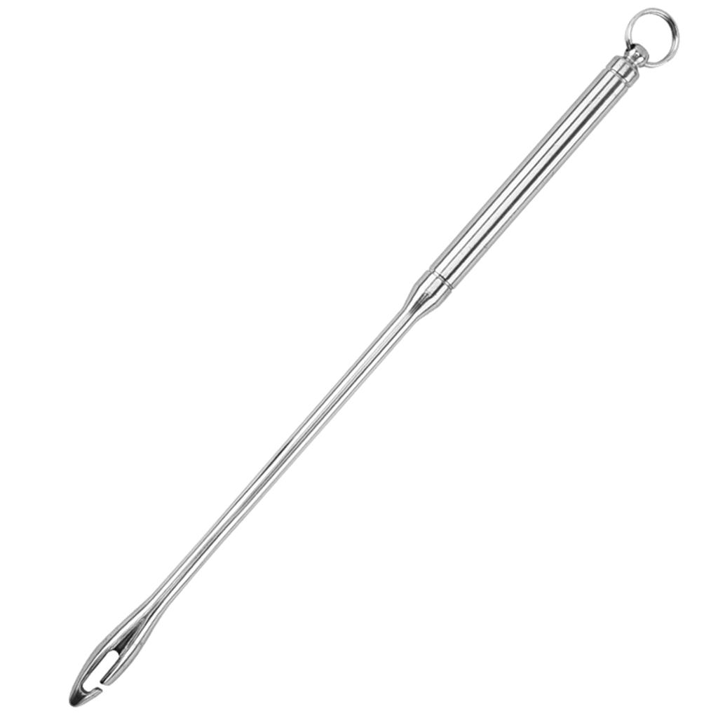Портативный экстрактор рыболовных крючков из нержавеющей стали, инструмент для быстрого извлечения крючков из глубокой глотки, простой в использовании