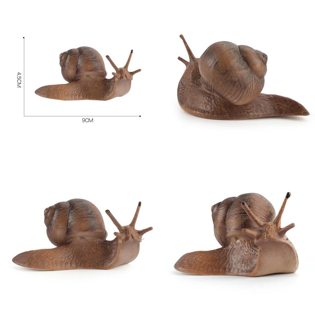 ПВХ Улитка Садовое Украшение Реалистичная Статичная Модель Животного Для Ландшафтного Дизайна Газона