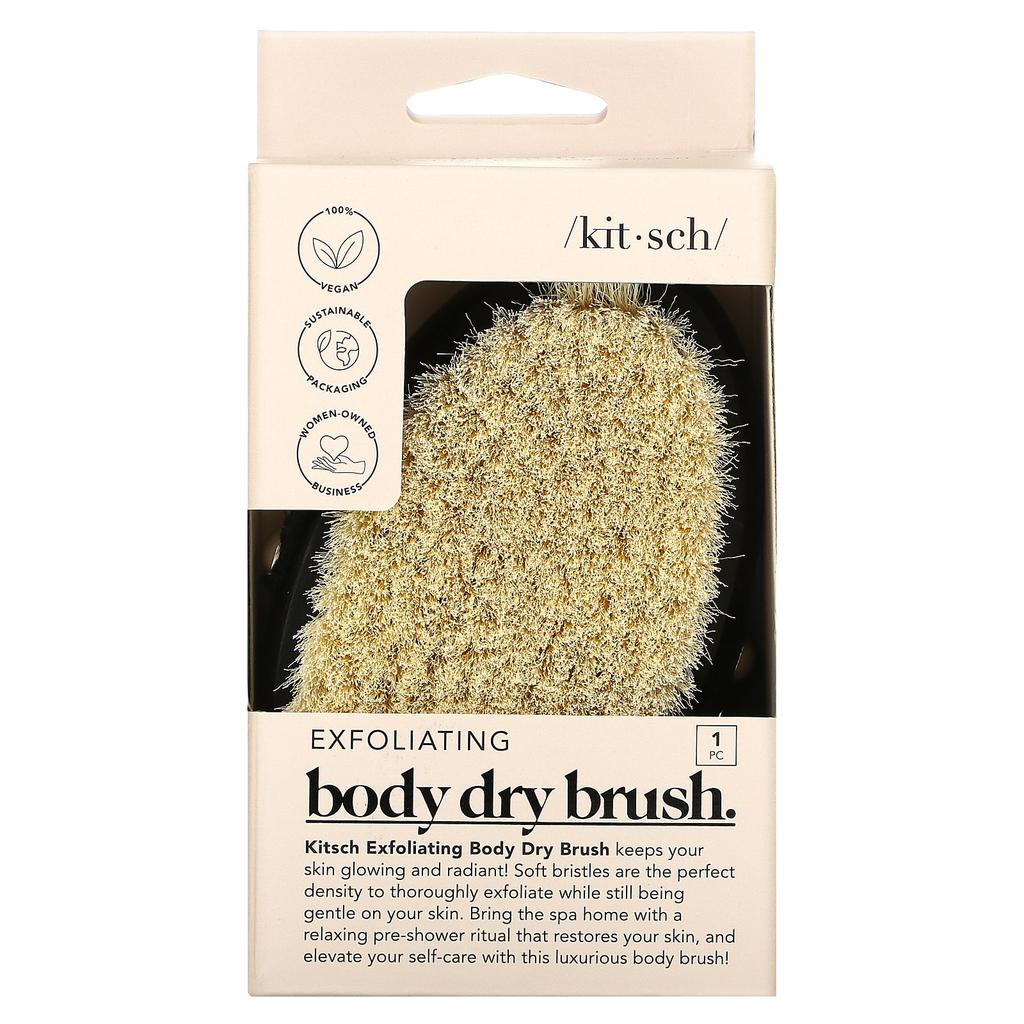 Kitsch Exfoliating Body Dry Brush, 1 Piece