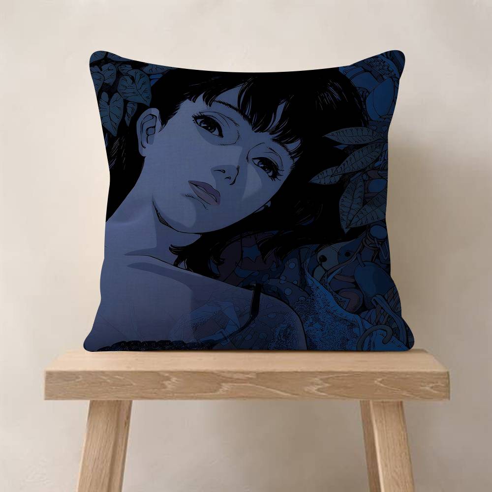 Perfect Blue Canvas Japanese Anime Personalized Pillow Dust Cover Bedroom Kids Party Decoration Pillowcase Birthday
