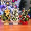 1PC Christmas Stable Placement Small Christmas Tree Ceremonial Festive Atmosphere Party PVC Home Decoration