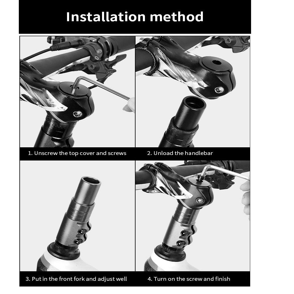 Руль горного велосипеда, передняя вилка, вынос, удлинитель подъема, адаптер для подъема руля