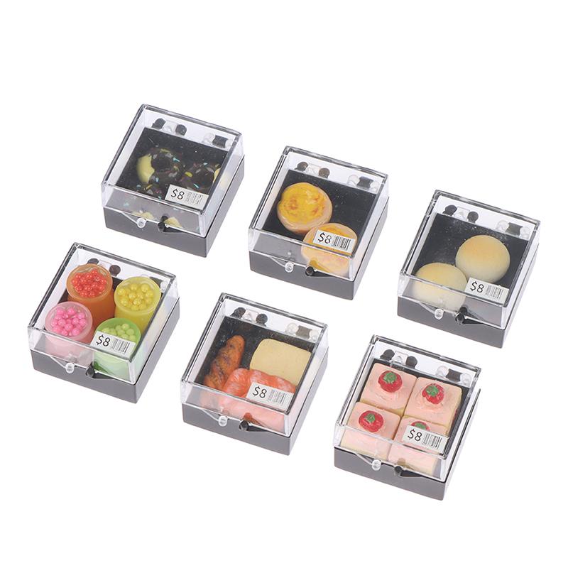 1:12 Dollhouse Miniature Dessert Cake Model Food Scene Model Decor Accessories