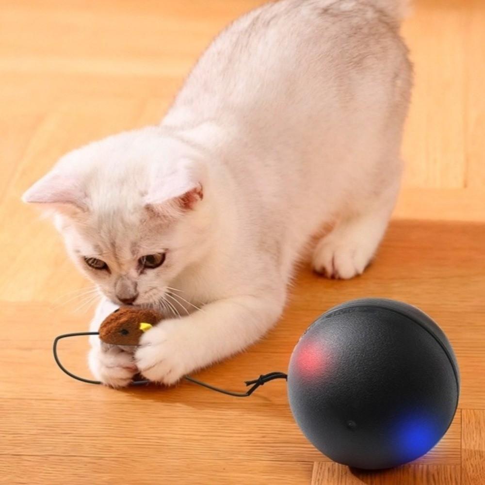 Motion Sensor Electric Cat Toy Ball Silent Cat Teaser Ball Creative Interactive Cat Toy Pet Play