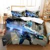 Игровой постельный комплект Exoprimal Односпальный Полуторный Двуспальный Квинсайз Кингсайз Комплект для кровати Взрослый Детский Спальня Комплекты пододеяльников 3D Аниме Комплект простыней