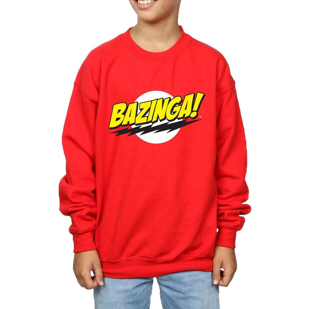 The Big Bang Theory Boys Sheldon Bazinga Sweatshirt