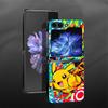 Cartoon Hot Pokemon Back Phone Cover Funda Case for Samsung Galaxy Z Flip 7 6 5 4 3 Flip7 FE Flip3 Flip4 Flip6 Flip5