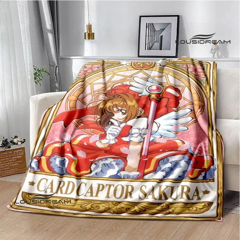 Card Captor Sakura Cartoon blankets fashion blankets Warm Flannel Soft Comfortable Blanket Home Travel Blanket Birthday Gift