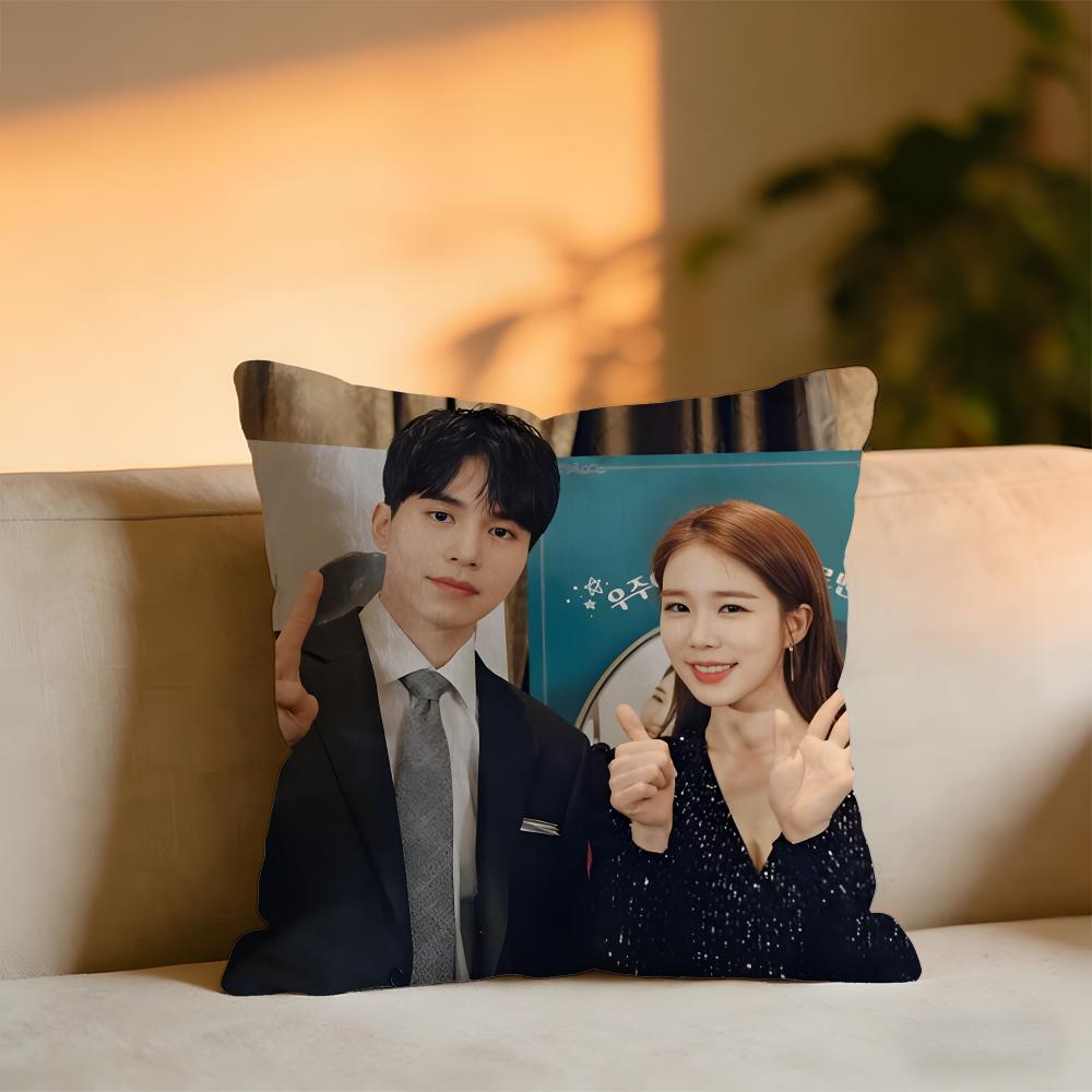 Touch Your Heart Cushion Cover Cozy Velvet Throw PillowSoft Warm Cushion For Sofa Bed