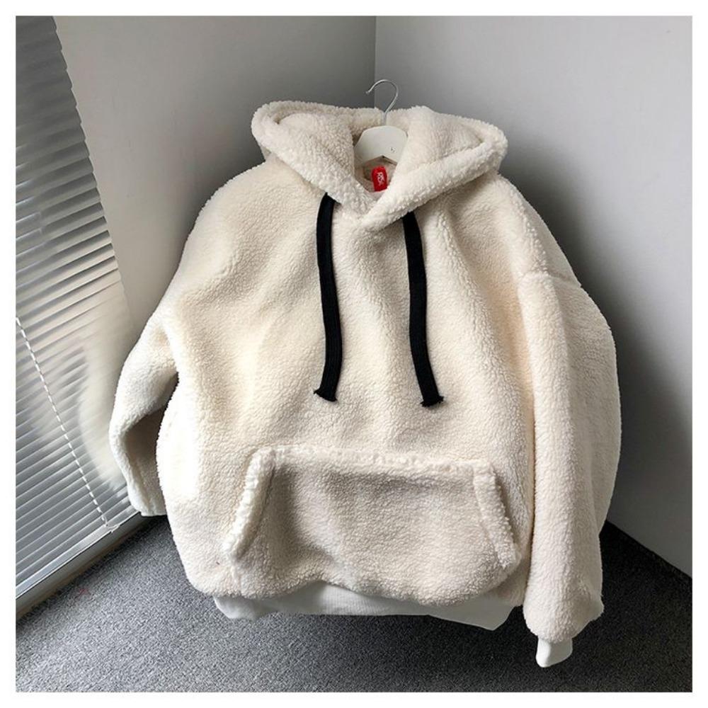 2023 Winter Fashion Warmth Thickened Sweater Loose Women's Long Sleeve Coat