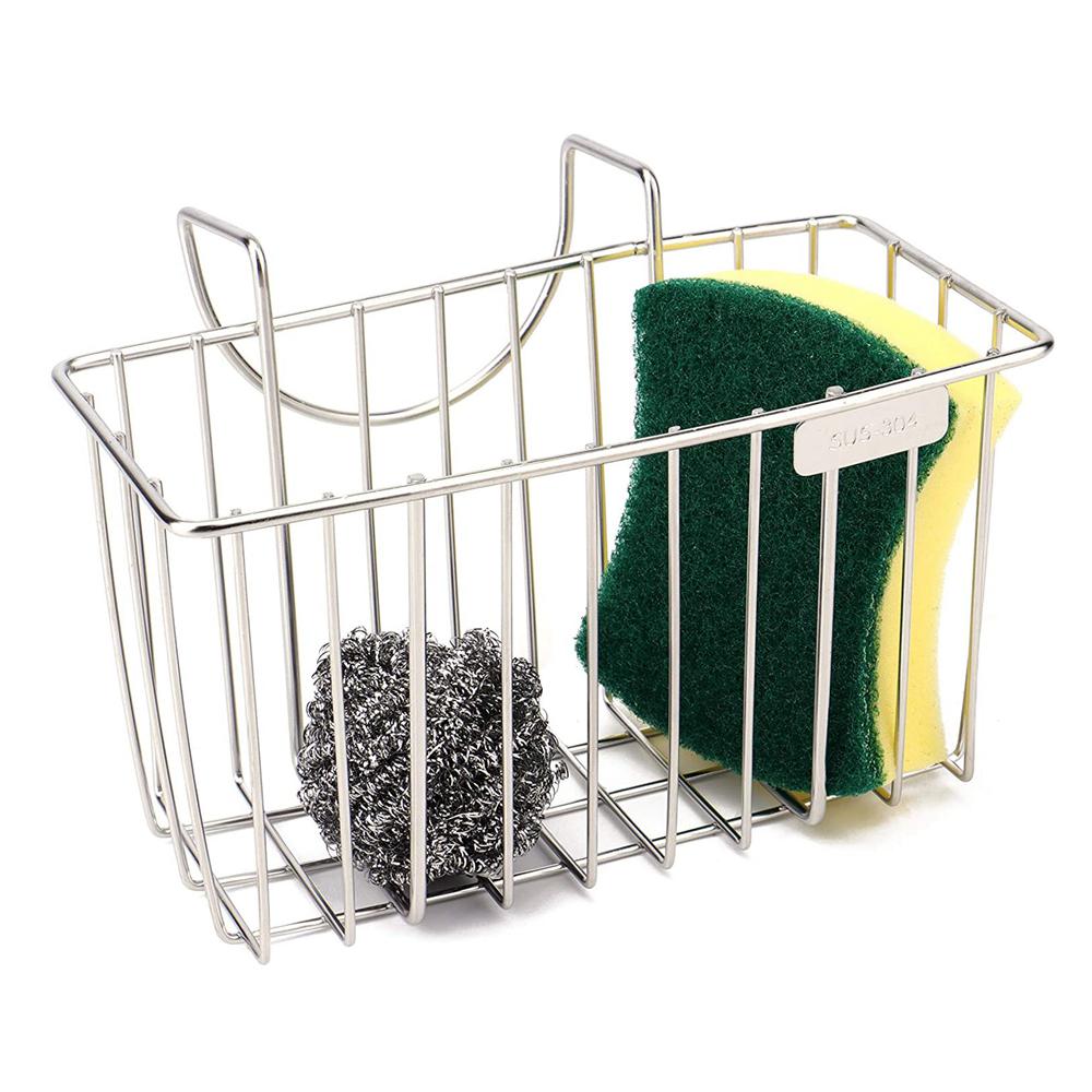 Durable Brush Storage Sink Accessory Home Sponge Holder Drainer Rack Kitchen Supplies Sink Basket