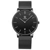 Simple Stylish Thin Casual Date Display Waterproof Analog Quartz Watch Fashion Arm Watch Ladies Unisex Business Commuting Banquet Daily Men's